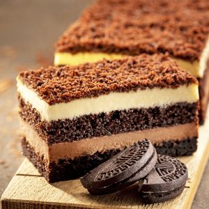 Brenell Desserts - Two Tier Chocolate Mousse Slice
