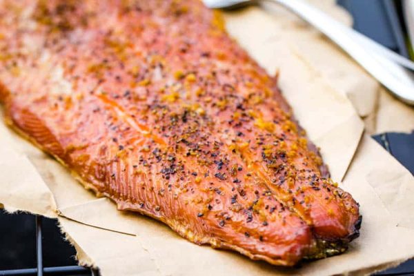 Norwegian Salmon - Hot Smoked Peppered Fillet