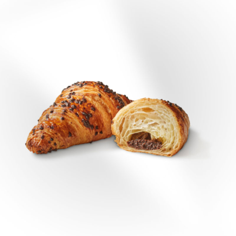 Cocoa and Hazelnut Filled Croissant