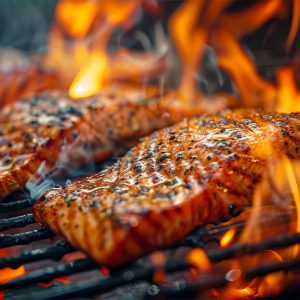 Hot Smoked Peppered Trout